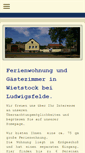 Mobile Screenshot of ferienwohnung-wietstock.de